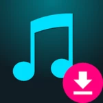 music downloader download mp3 android application logo